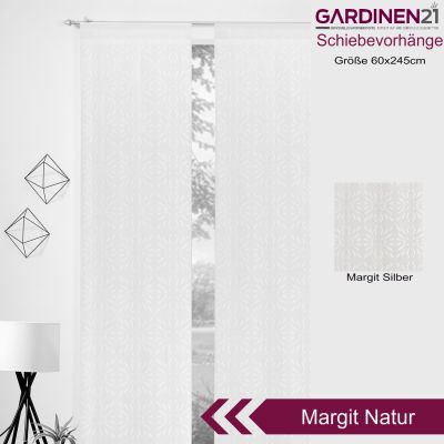 Schiebegardine Margit 60x245 cm
