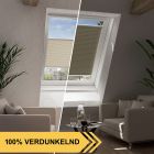 Dachfenster Plissee Scala Blackout Creme