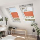 Dachfenster Plissee Classico Pearl Orange